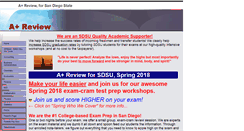 Desktop Screenshot of aplusreview.com